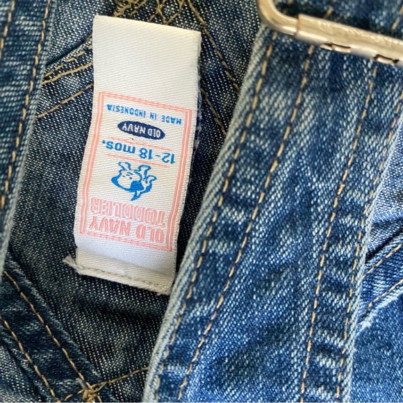 Old Navy Blue Denim Overalls - Picture 9 of 10
